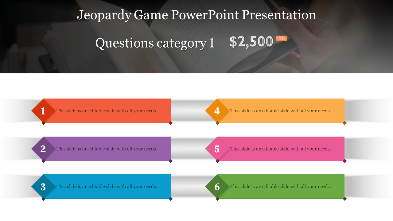 Jeopardy Game PowerPoint Presentation